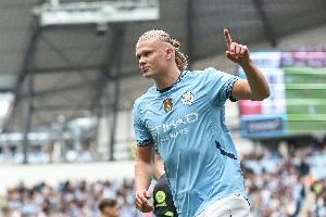 哈兰德25岁之前代表欧洲俱乐部国际比赛进56球，继梅西之后第二人